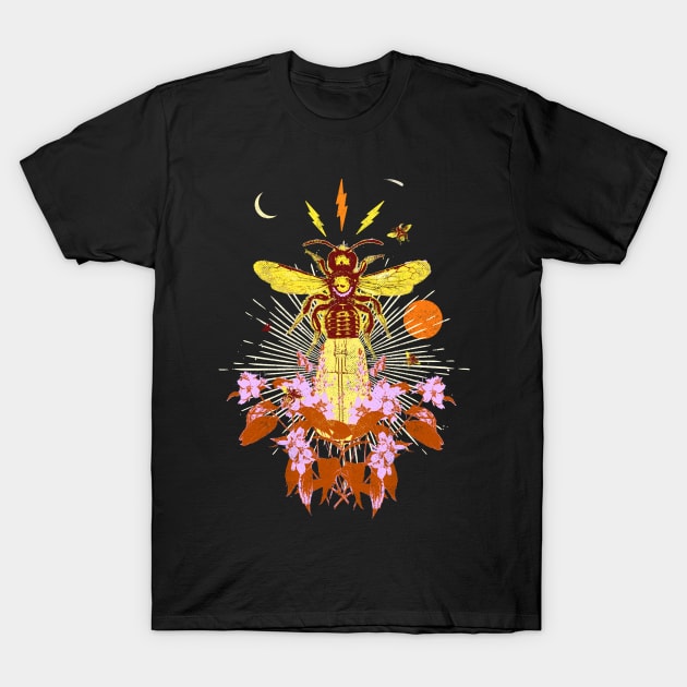 BEE LIGHT (alt) T-Shirt by Showdeer
